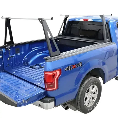 2019 Ford F-150 4x4 truck bed with ELF0101 Pace Edwards rack and chrome accents