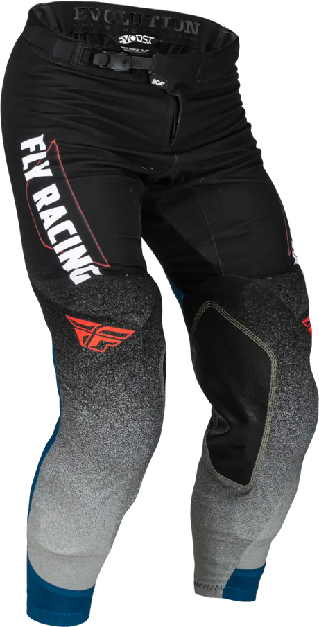 FLY RACING Evolution Dst Pants Black/Grey/Blue Sz 30