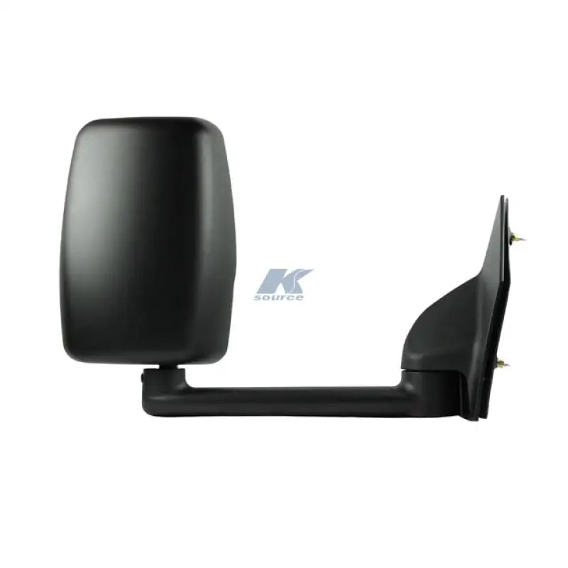 Exterior Mirror OEM Replacement; Single; Dual Lens; Black; With PTM Housing; Manual; Foldaway; Without Heated Mirrors;