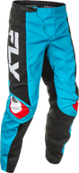 F 16 Pants Cyan/Black/White Sz 36