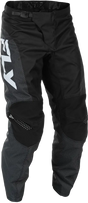 F 16 Pants Black/White Sz 28 - FLY RACING