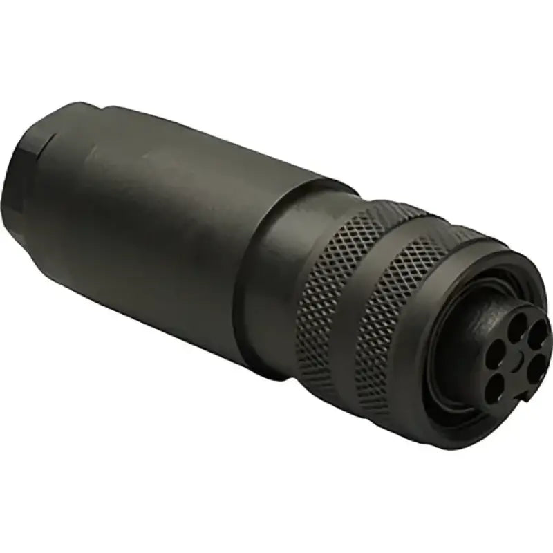 Black circular electrical connector for FA-NF-ST Maretron Female Mini Straight