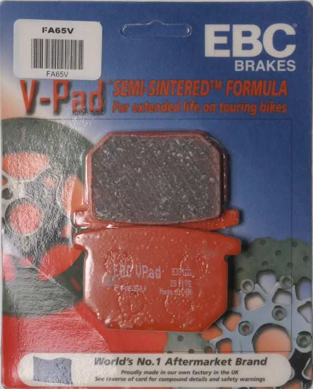 EBC V-Pad semi-sintered brake pads for touring bikes FA65V brake pads FA65V series