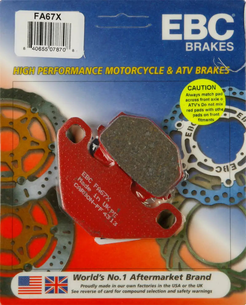 FA67X Brake Pads Fa67x Carbon X Series - Standard