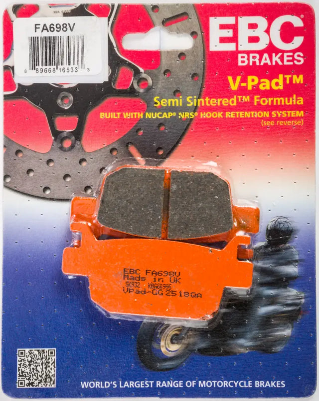 FA698V Brake Pads Fa698v Semi Sintered V Series - Semi-Sintered