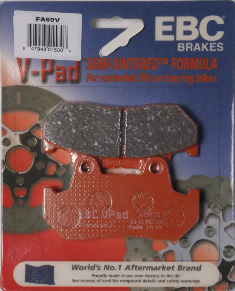 FA69V Brake Pads Fa69v Semi Sintered V Series - Semi-Sintered