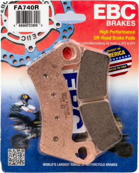 FA740R Brake Pads Fa740r Sintered R Series - Standard