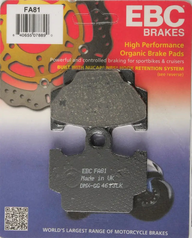 FA81 Brake Pads Fa81 Organic - Standard