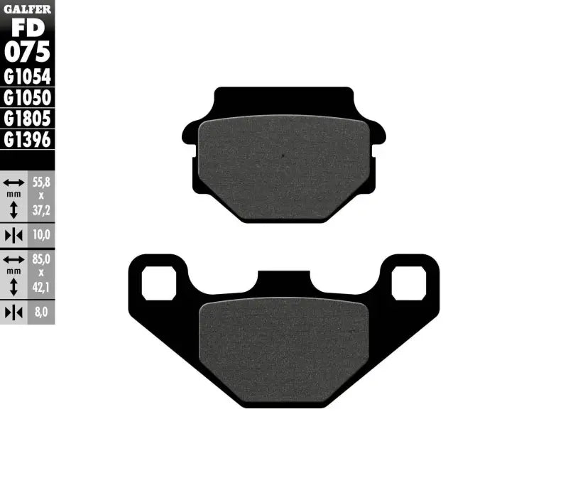 FD075G1054 Brake Pads Semi Metallic Fd075g1054 - Semi-Metallic