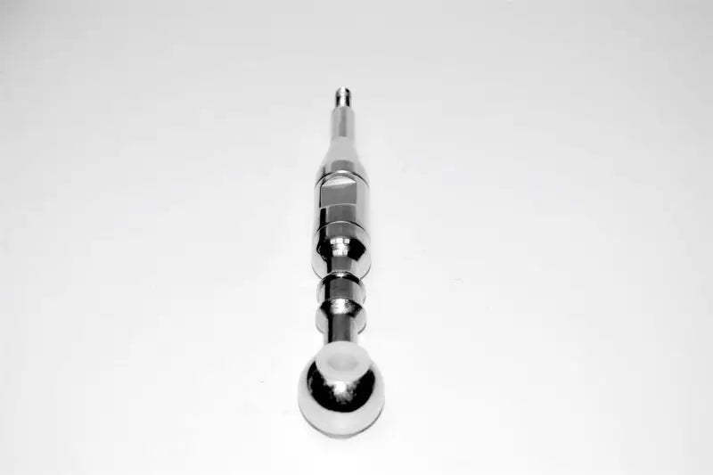 Polished metal massage tool from Fidanza short throw shifter for Nissan 300ZX