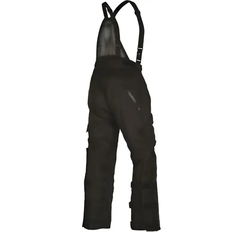 Black bib overalls from FIRSTGEAR Kathmandu pants black for staying protected on site