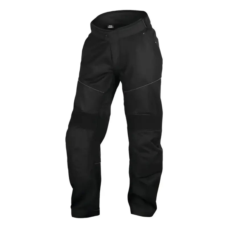 Black FIRSTGEAR Reflex Mesh Pants with reinforced knees and reflective piping for outdoor work