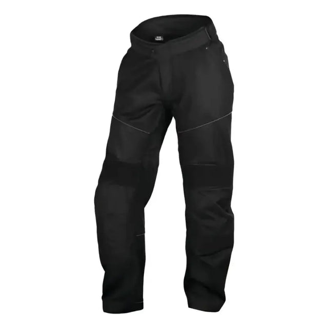 Black FIRSTGEAR Reflex Mesh Pants with reinforced knees and reflective piping for outdoor work