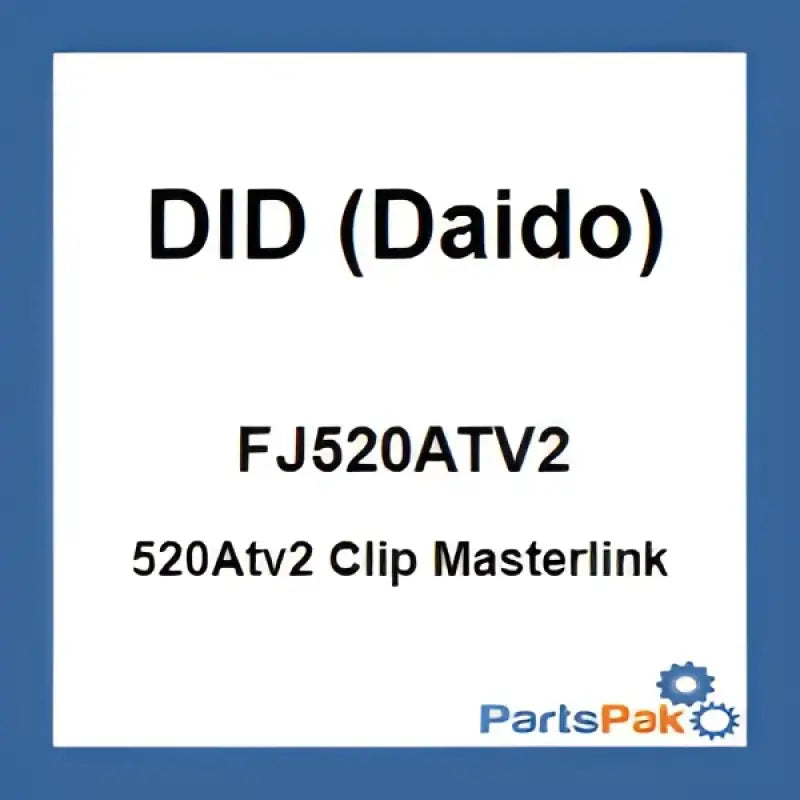 FJ520ATV2 D.I.D 520Atv2 Clip Master Link - Chains