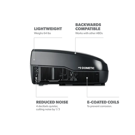 Discover the FJX3573MBKAS Dometic Freshjetx 15K-Mech Val Blk, a powerful 15,000 BTU air conditioning unit.