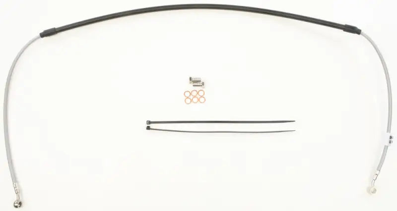 FK003D198CR Steel Brake Line Front Yam - Stainless Hydraulic