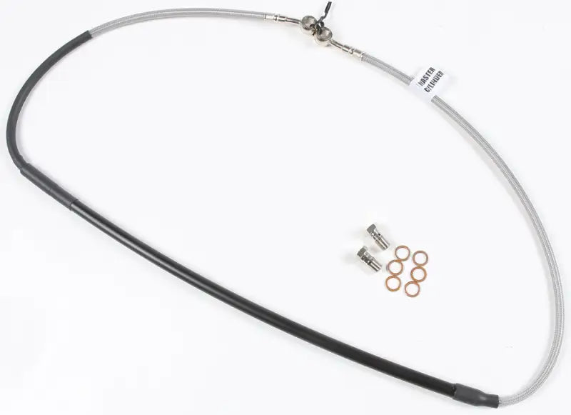 FK003D477-1 Steel Brake Line Front Kaw - Stainless Hydraulic