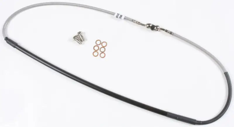 Stainless steel brake line kit FK003D481-1 Galfer Front Hon with mounting hardware