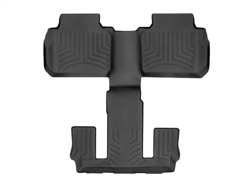 Floor Liner Molded Fit; With Channels And Reservoir To Direct Hold Fluids Applied WeatherTech Logo; Black;