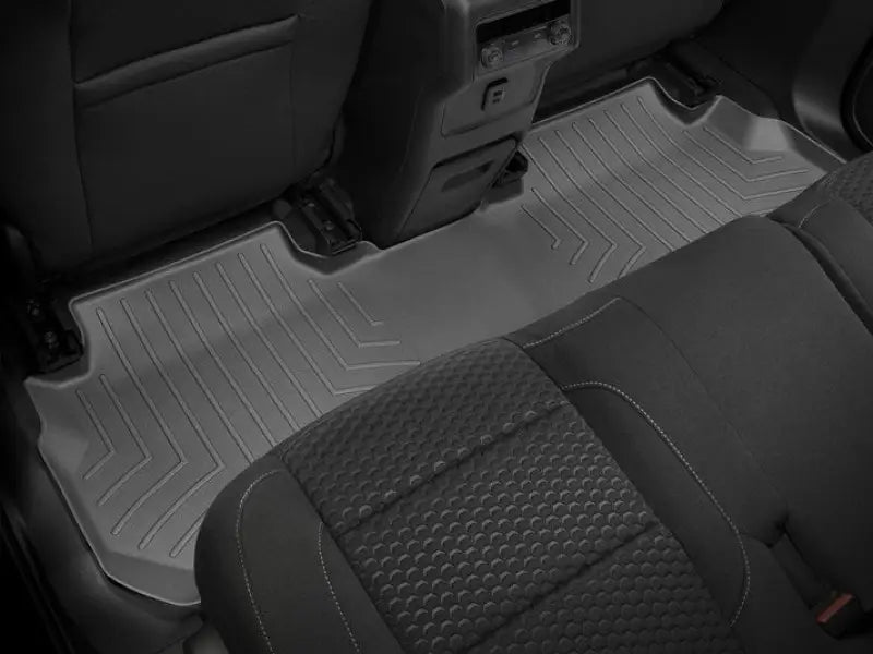 Floor Liner Molded Fit; With Channels And Reservoir To Direct Hold Fluids Applied WeatherTech Logo; Black;