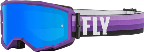 Fly Racing Fly Racing 37-51498 Zone Goggle Purple/Black W/ Sky Blue Mirror/Smoke Lens