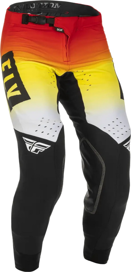 Evolution Dst L.E. Primary Pants Red/Yellow/Black Sz 28