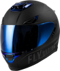 Sentinel Recon Helmet Matte Black/Blue Chrome Xs