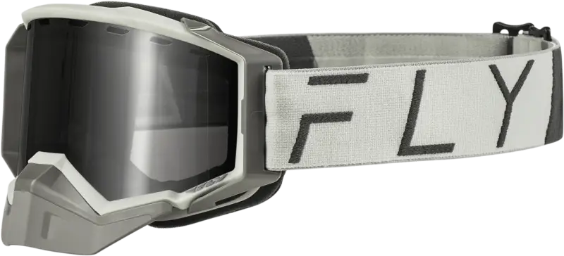 Zone Pro Snow Goggle Grey W/ Silver Mir/Plrzd Smoke Lens
