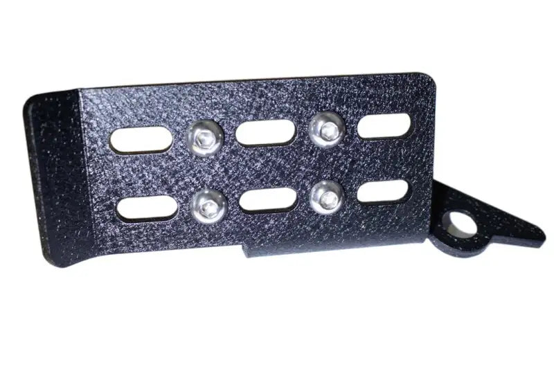 Foot Peg Mounts To Door Hinge; Ribbed Design; Non-Folding; Powder Coated; Black; Steel; Set Of 2 - Truck & Automotive