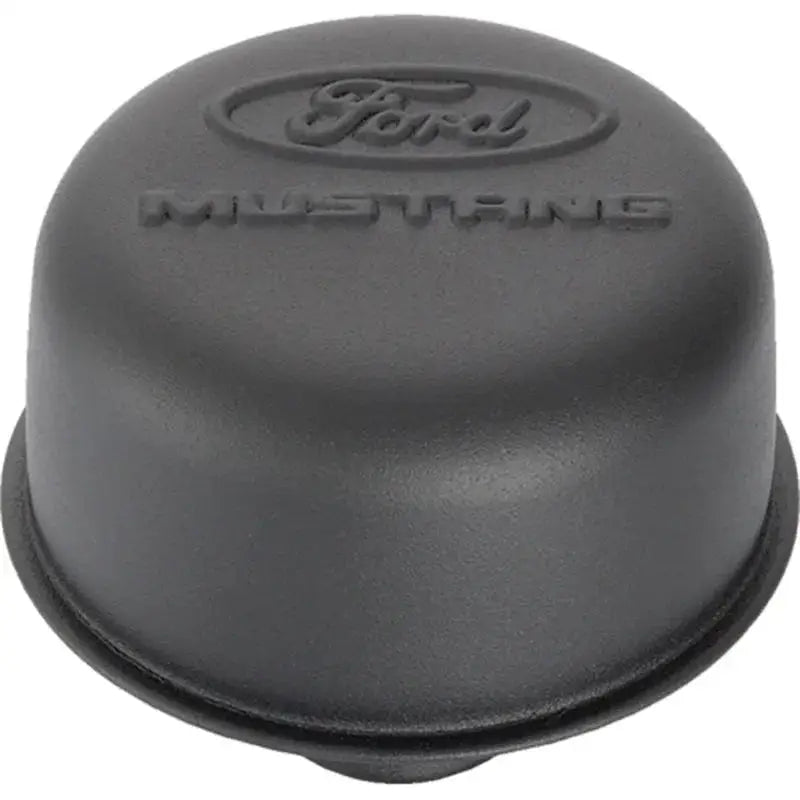 Ford Racing Black Crinkle Finish Breather Cap w/ Mustang Logo - Air Filters