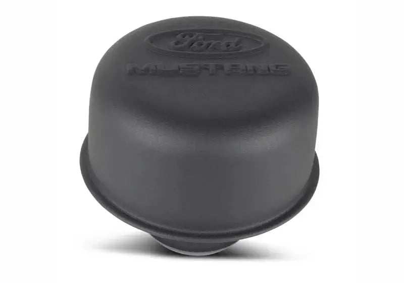 Ford Racing Black Crinkle Finish Breather Cap w/ Mustang Logo - Air Filters