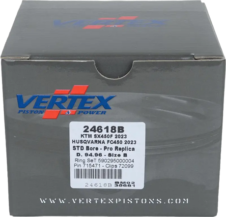 Forged Replica Piston Kit - VERTEX