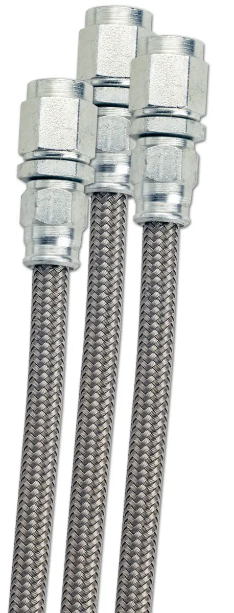 Braided stainless steel fragola -10an ptfe hose with fittings for high performance use
