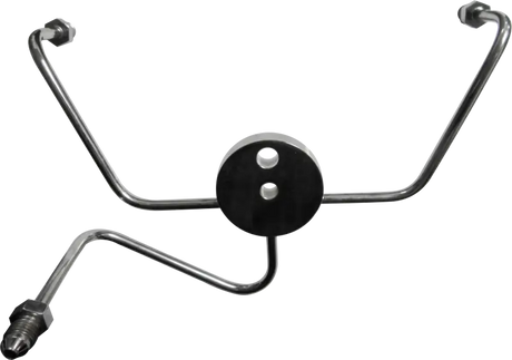 GOODRIDGE Front Brake Spider Wideglide Chrome 3an Fittings