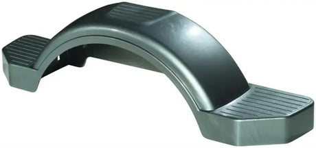 Fulton 12-Inch Plastic Fender for Silver Tires - Sleek and durable trailer protection.