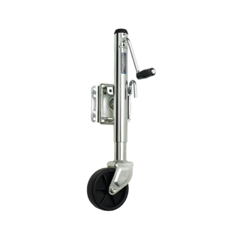 Fulton XP10 0101 Swivel Jack 1200 Side Wind for heavy-duty towing, featuring a swivel design and side wind mechanism.
