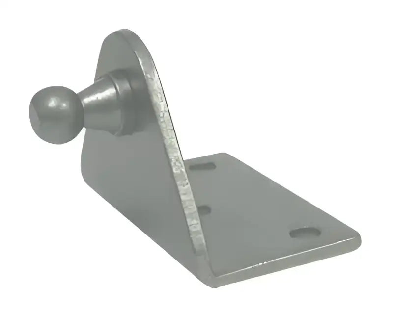 G-1060BC Whitecap Black Zinc Plated Steel Mounting Bracket 2'X1-1/4, sturdy and reliable for various applications.