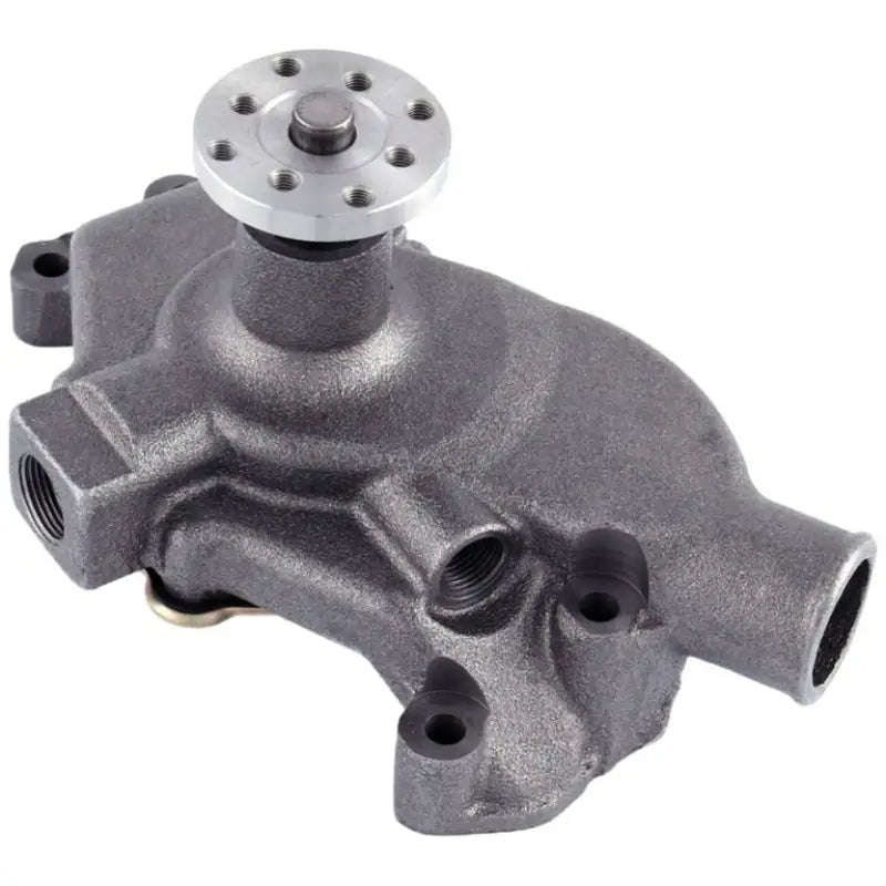 Gates Corp water pump with cast iron body and silver impeller for improved vehicle performance