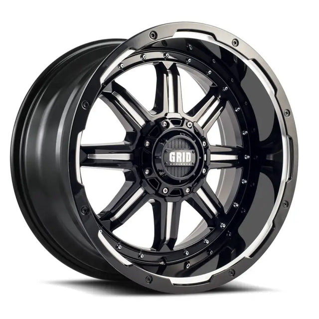 Black and silver GD1020090550M1510 Grid Off-Road wheel for gd1020090550m1510 grid trucks