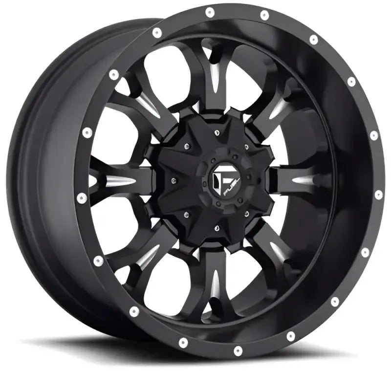 Black and silver Fuel wheel from GD1520090880M0024 Grid Wheels series