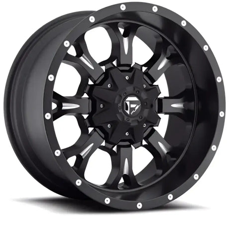 Black and silver Fuel wheel from GD1520090880M0024 Grid Wheels series