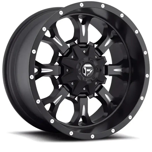 Black and silver Fuel wheel from GD1520090880M0024 Grid Wheels series