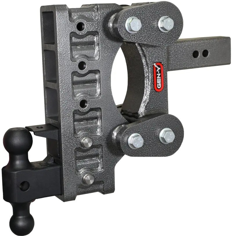 Gen-Y The Boss Torsion-Flex 2.5in Shank 9in Drop 21K Hitch w/GH-061 Dual-Ball/GH-062 Pintle Lock - RV and Auto Parts