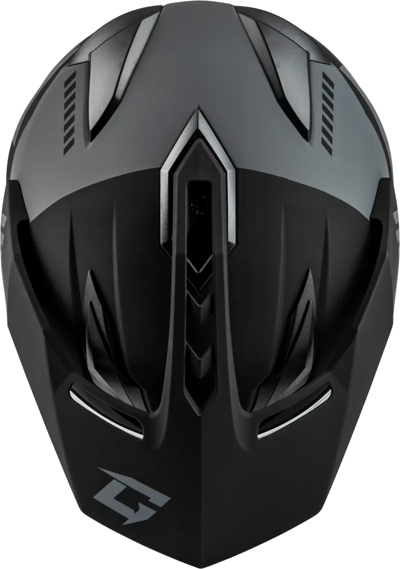Gm 11s Ronin Snow Helmet W/ Elec Shld Matte Blk/Silver Lg