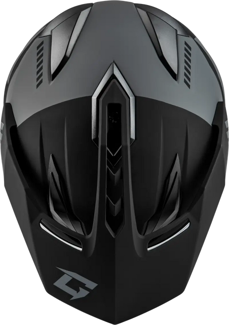Gm 11s Ronin Snow Helmet W/ Elec Shld Matte Blk/Silver Sm