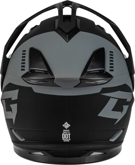 Gm 11s Ronin Snow Helmet W/ Elec Shld Matte Blk/Silver Xl