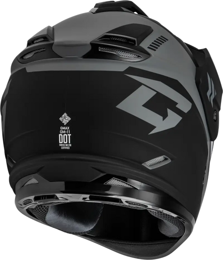 Gm 11s Ronin Snow Helmet W/ Elec Shld Matte Blk/Silver Xs