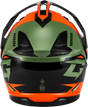 Gm 11s Ronin Snow Helmet W/ Elec Shld Orange/Grey/Black 2x