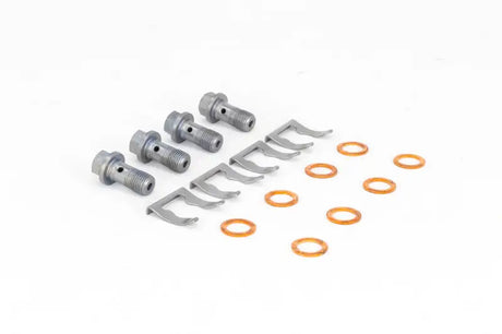 Automotive brake hardware kit for Goodridge 02/06-12 Toyota Avalon SS brake line kit