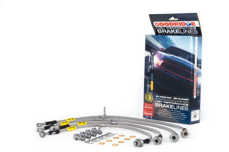 Goodridge high-performance brake line kit with fittings and packaging for Toyota Avalon